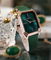 Montre à quartz pour femme Seiko, cadran carré en verre cristal, bracelet en acier inoxydable et cuir PU, étanche, cadeau de festival, Saint-Valentin