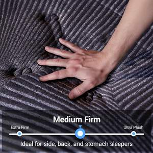 Colchón <span class=keywords><strong>Enro</strong></span> de Diseño Moderno con Cubierta Acolchada y Resortes Ensacados, Espuma de Alta Densidad, Garantía de 10 Años - Uso en Apartamentos y Hoteles - Product Image 2