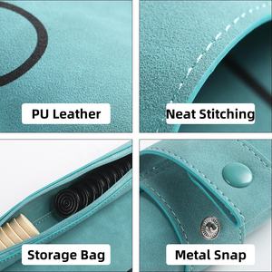 Nouveauté 2 en 1 Nine Men's Morris Jeu <span class=keywords><strong>de</strong></span> société personnalisé pour enfants Portable PU Leather Chess Roll - Product Image 3