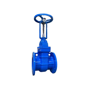Cast <b>Iron</b> Manual Gate Valve Flanged Concealed Stem Single Gate For Water Fire Fighting Use - Product Image 1