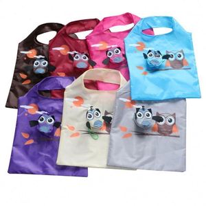 Custom Full Print Cute Animal Shape Reusable <b>Folding</b> Shopping Portable Recycle Foldable Grocery Tote Bag Superet - Product Image 4