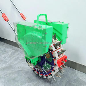 Semoir à maïs manuel avec double seau / Semoir à blé avec applicateur d'engrais Semoir à main portable - Product Image 2