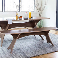 Table à manger en bois Lami minimaliste moderne nordique et bureau bureau petit appartement complétant les chaises de salle à manger