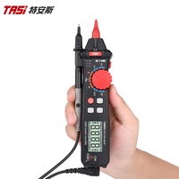 Multimeter Digital Tipe Pena TASI TA802A, Voltmeter AC/DC Cerdas & Pengukur Resistansi dengan Pengukuran NCV Kontinu