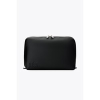 Sac cosmétique en PU noir de qualité supérieure, imperméable, transparent, pour le maquillage, pour les voyages, organisateur de toilette pour la sécurité à l'aéroport