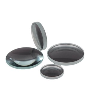 Lentille concave, diamètre 10 cm, longueur focale 300 mm, en verre, lentille doublement concave, équipement expérimental optique. - Product Image 1
