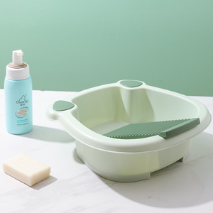 Bac à linge avec planche à laver en plastique, grande taille, pour bébé, étudiant, dortoir, usage domestique - Product Image 4