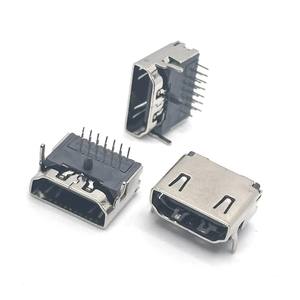 <span class=keywords><strong>Prise</strong></span> <span class=keywords><strong>HDMI</strong></span> trois rangées de broches <span class=keywords><strong>HDMI</strong></span> 90 degrés broche d'interface femelle connecteur 19 broches - Product Image 4