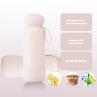 Bouteille d'eau en acier inoxydable 304 personnalisable de 24 oz, 100 % étanche, compatible lave-vaisselle, en forme de champignon, tasse à café, écologique, réutilisable, pour boissons froides et chaudes, idéale pour les voyages