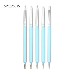Luxury 5-Pcs/Set Silicone Nail Art Dotting <b>Clay</b> Sculpting Tool Brush DIY Pottery Carving Sculpting Tools for <b>Model</b> Making - Product Image 6