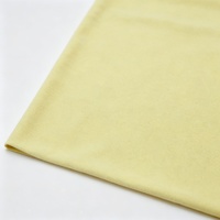 Tissu non tissé en fibre d'aramide Kevlar jaune 150 GSM, respirant, ignifuge intrinsèque, isolation thermique, feutre aiguilleté