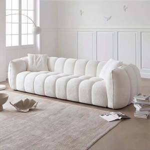 Modernes Design Hochwertiges Handgefertigtes Weiches Stoffkissen Couch Indoor Wohnzimmermöbel Kürbisförmiges Sofa - Product Image 4