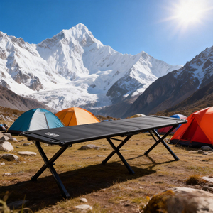 La table peut être démontée et assemblée <span class=keywords><strong>de</strong></span> manière flexible, la hauteur peut être ajustée à volonté. C'est une table <span class=keywords><strong>de</strong></span> camping d'extérieur. - Product Image 5