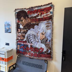 Tapisserie tissée Anime personnalisée Jeter Couverture Doux Lit Canapé Canapé Tenture Murale Décoration Unique pour les Fans d'<span class=keywords><strong>Otaku</strong></span> - Product Image 3