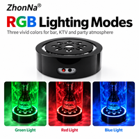 ZhonNa Hookah Arab dengan Kepala Laser Hijau RGBW, Alas Bercahaya untuk Bar, KTV, Klub, Perlengkapan Laser Berkilau Profesional, Kit Suku Cadang