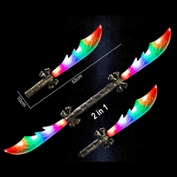 Épée lumineuse LED YT Pirate, jouet promotionnel, cadeaux, épée clignotante avec poignée pour Halloween et fêtes