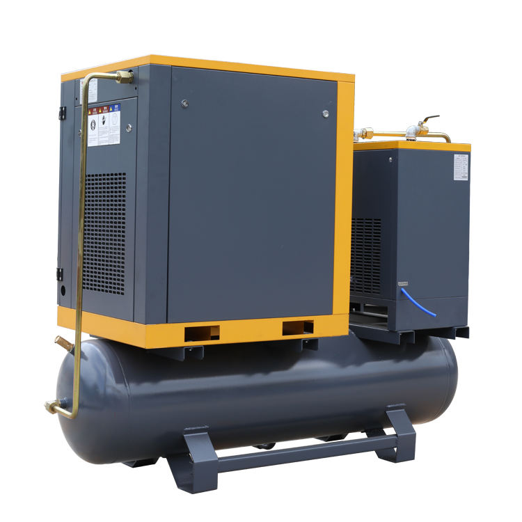 Single Phase Screw Air Compressor 10hp Portable 50hz 60hz