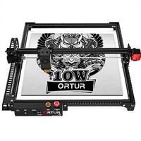 Machine de gravure de haute précision OLM2 Pro S2 10W, 10 000 mm/min, efficace pour le bois, le métal, l'acrylique, le verre, le cuir