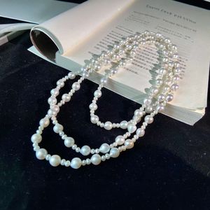 Best-Selling <b>Live</b> <b>Streaming</b> Natural Pearl Necklaces Versatile 160cm Length Starry Sky Inspired Sweater Chain - Product Image 3
