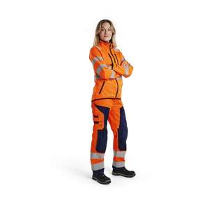 BLAKLADER - 492625125300S Chaqueta Softshell Hi-Vis para Mujer Naranja-EAN 7330509503058 ROPA DE TRABAJO DE LA HI-VIS - Product Image 3