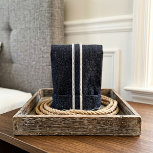 Tessuto <span class=keywords><strong>Denim</strong></span> Giapponese in Twill di Cotone Grezzo <span class=keywords><strong>Ecru</strong></span> 100% Organico Selvedge di Peso Medio 31/32 Pollici per Jeans, Borse e Scarpe da Uomo e Donna - Product Image 5