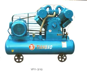 TIANBAO 4V-3.0-10 220V AC POWER Belt-driven Reciprocating Air Compressor supplier