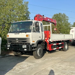 Camion grue 4x2 China Chengli, petit modèle 6,3 tonnes, grue montée sur camion 8 tonnes, prix usine - Product Image 4