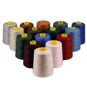 High Quality Wholesale 100% Polyester 40/2 Sewing Textured Thread Yarn Manufacturer Custom 502 Sewing Thread
