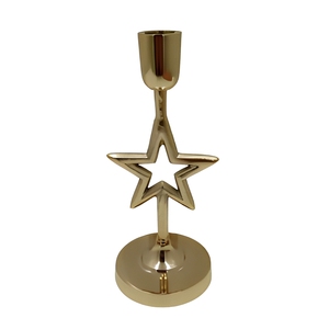 Nuevo Portavelas de Aluminio con Forma de Estrella y Vidrio Esmerilado, Portátil, Hecho a Mano, Ecológico, Resistente al Calor, para Navidad - Product Image 1