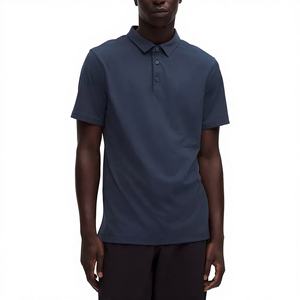 Camiseta Deportiva Antiarrugas para Hombre, con Estampado Personalizado, Manga Corta, Secado Rápido, Corte Ajustado, Ropa de Golf, Tela de Lona - Product Image 1