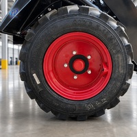 Pengiriman Gratis Electric Front End Loader Mini Wheel Loader 4WD Small Loader CE Paddock Stable Orchard Vineyard Nursery Farm