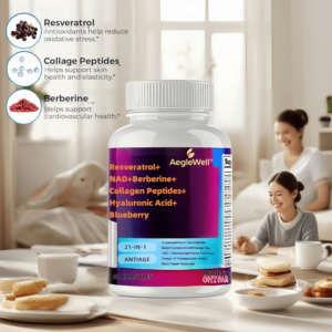 Aeglewell <span class=keywords><strong>อาหาร</strong></span><span class=keywords><strong>เสริม</strong></span> resveratrol 60แคปซูล, ผลิตภัณฑ์เสริมความแข็งแรงในชีวิตประจำวัน - Product Image 2