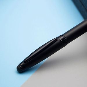 Wholesale High-End Premium Stainless Steel Touch Screen Twist Stylus Black Metal Ball Advertising Ballpoint <b>Pens</b> - Product Image 4