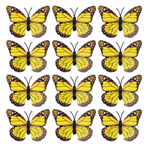 Decoración de Ramo de Mariposas Artificiales de 7 cm, Mariposas <span class=keywords><strong>Monarca</strong></span> de Halloween, Decoraciones para el Hogar, Accesorio para el Cabello Tridimensional - Product Image 5