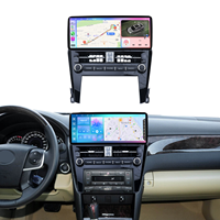 MSM 12.3 pouces, cadre de tableau de bord, autoradio Android, écran tactile large, avec Carplay sans fil, DSP, FM, BT pour TOYOTA 2015-2017 CAMRY
