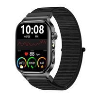 Montre connectée ERON TK18 avec écran Amoled, ECG, surveillance de la température corporelle, étanche IP68, 650 mAh, sport, fitness, montre connectée pour hommes