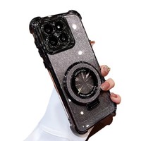 Coque Transsion Infinix Note50S Protection Antichute Béquille Magnétique Paillettes Électroplaquées Durabilité TPU Housse de Téléphone Mobile