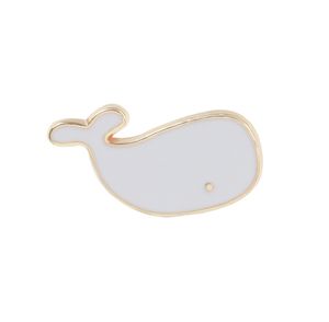 Dessin animé mer Animal broche créatif mignon trois couleurs petit collier de <span class=keywords><strong>baleine</strong></span> <span class=keywords><strong>corne</strong></span> sac à dos accessoire alliage peinture badge - Product Image 2