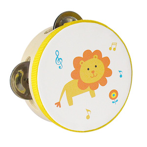 Kinder Mini Musik instrument Holz spielzeug hilft Kindern lernen Tempo Percussion Aktivität Tamburin Spielzeug - Product Image 2
