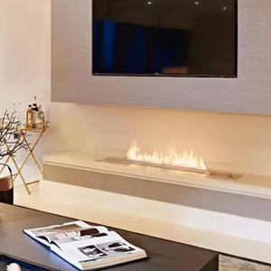 Caminetto Intelligente da 1200 mm con Bruciatore Automatico <span class=keywords><strong>a</strong></span> <span class=keywords><strong>Bioetanolo</strong></span>, Caminetto Riscaldante <span class=keywords><strong>a</strong></span> <span class=keywords><strong>Bioetanolo</strong></span> da 48 Pollici - Product Image 1