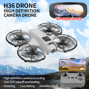 Micro-drones H36 pour débutants, en plastique, sans balais, avec caméra HD, télécommande électrique VR, photographie aérienne, quadricoptères - Product Image 2