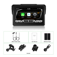 Écran CarPlay pour moto Podofo 7 pouces, Android Auto/CarPlay/BT avec fixation rapide facile/contrôle par bracelet au volant ODM