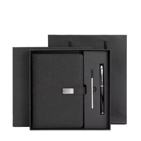 Ensemble cadeau de papeterie de bureau de qualité supérieure en PU, carnet exécutif, ensemble cadeau de papeterie d'entreprise, A5 avec stylo, boîte cadeau