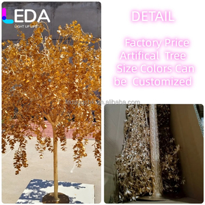 ต้นเชอร์รี่ประดิษฐ์สีทอง LEDA ดีไซน์ใหม่ สูง 120 ซม. สำหรับตกแต่งโต๊ะงานแต่งงาน งานเลี้ยง และงานอีเว้นท์ - Product Image 2