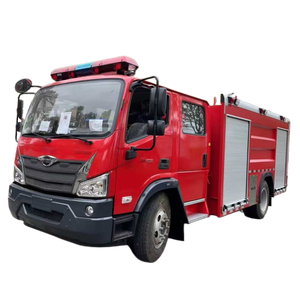 Camion de pompiers haute performance Foton 8000 litres 4x2 à eau et mousse pour interventions d'urgence en port et entrepôt commerciaux - Product Image 1