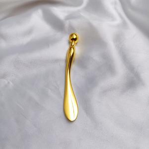 Paletta di crema per le labbra in metallo di lusso nuovo rilascio spatola cosmetica per il viso di vendita calda per la bellezza impacco freddo - Product Image 2