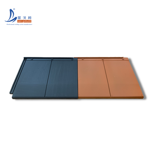 Tuiles de toit en plastique en vente, style traditionnel chinois, toit doré, noir, gris, <span class=keywords><strong>rouge</strong></span>, tuiles de toiture chinoises pour temple - Product Image 3
