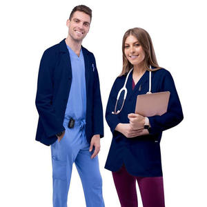 2025 XINYANGYI personalizado Unisex de alta calidad XL bata de laboratorio médico OEM uniformes de enfermera uniformes de hospitalidad uniformes de Hospital - Product Image 3