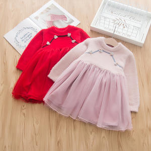 Vestidos Casuales de Dibujos Animados para Niñas, Hermosos Vestidos de Fiesta para Bebés y Niños Pequeños, para Invierno, de Fábrica China, Venta al Por Mayor - Product Image 6
