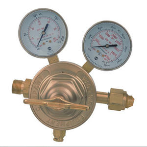 Régulateur d'oxygène et d'acétylène en laiton à deux étages, haute résistance, haut débit, réduction de pression pour GPL, hélium, propane, argon, CO2, gaz naturel - Product Image 2